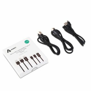 Cáp Sạc Aukey CB-D10 [3-Pack] Hi-speed Micro USB USB 2.0