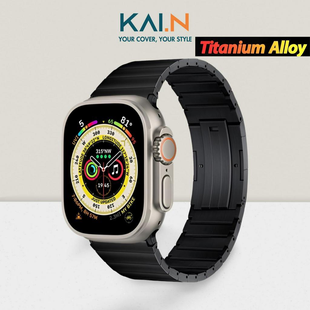Dây Đeo Thay Thế Titanium Dành Cho Apple Watch Ultra / Apple Watch Series 1-8/SE/SE 2022, Kai.N Ultra Titanium Metal