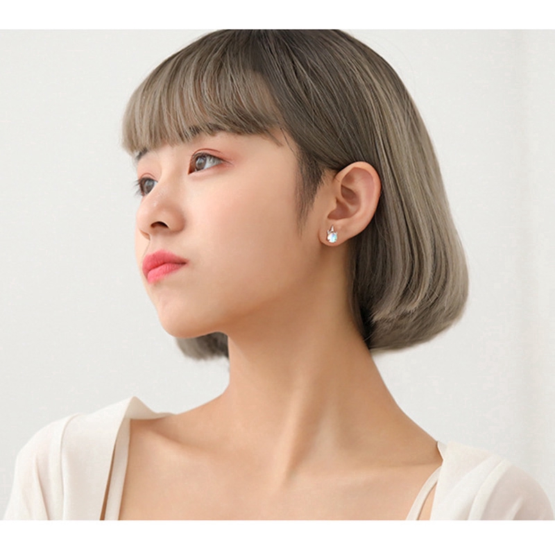 Bông Tai Hình Kỳ Lân Và Cầu Vồng Dễ Thương