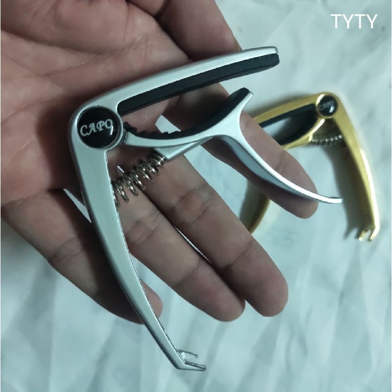 Capo đàn GUITAR 2 chức năng kim loại đủ màu cao cấp TYTY02