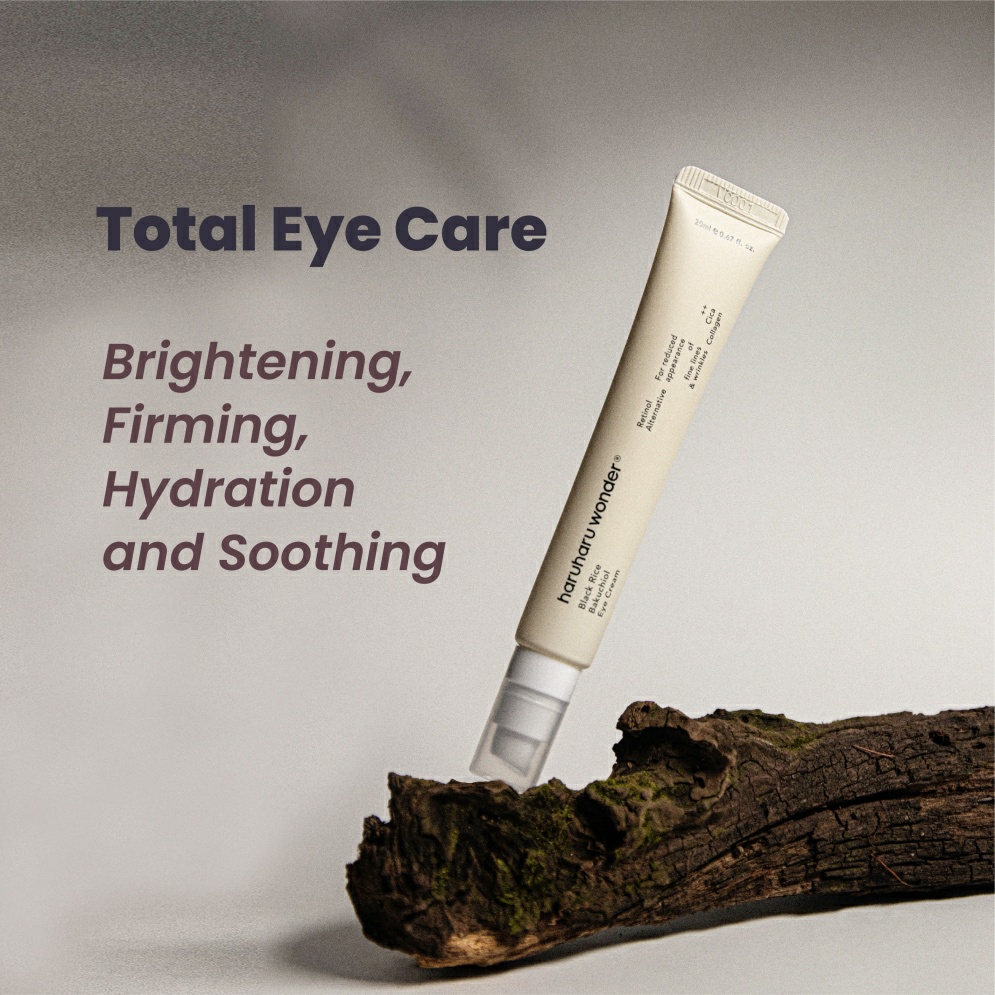 Kem dưỡng mắt thuần chay HARUHARU WONDER BLACK RICE BAKUCHIOL EYE CREAM