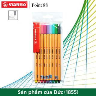 Bút Kỹ Thuật STABILO Point-88 PT88 (Bộ 9 Cây)
