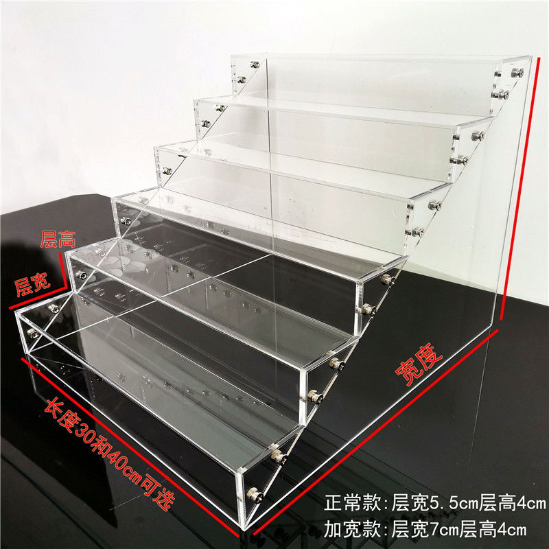 Kệ Trưng Bày Mô Hình Bằng Acrylic Trong Suốt Nhiều Tầng Có Thể Tháo Rời