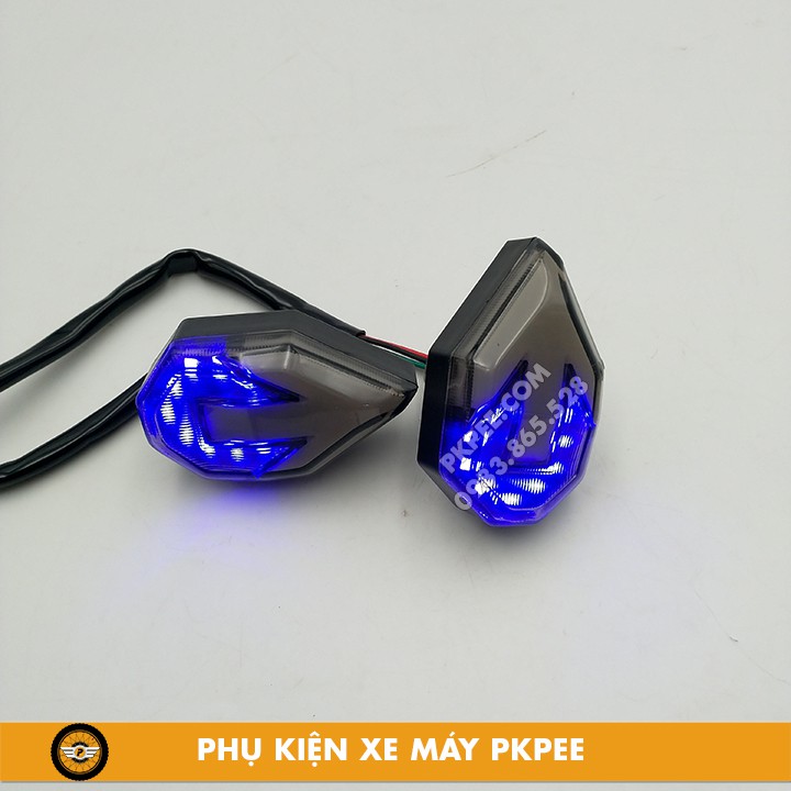 Xi Nhan Led Kiểu Mũi Tên Gắn Nhiều Loại Xe