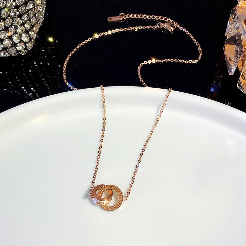 Dây chuyền nữ thép titan nguyên chất không gỉ nhiều kiểu dáng xinh xắn phong cách Hàn Quốc thời trang thanh lịch