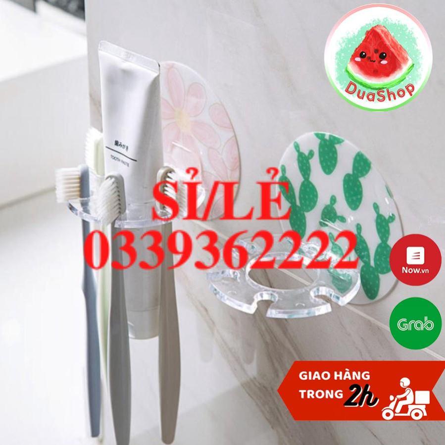 [ HAIANHSHOP ] Giá Treo Bàn Chải Và Kem Đánh Răng - Kệ Dính Tường Treo Bàn Chải Chắc Chắn Duashop &gt;