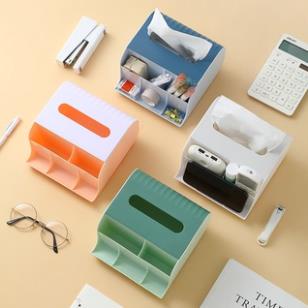 Hộp khăn giấy để bàn phòng khách bàn cà phê hộp giấy đa chức năng trên bàn làm việc