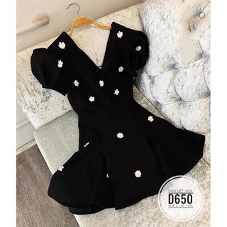 60-90kg Bigsize ĐẦM KẾT HOA D650