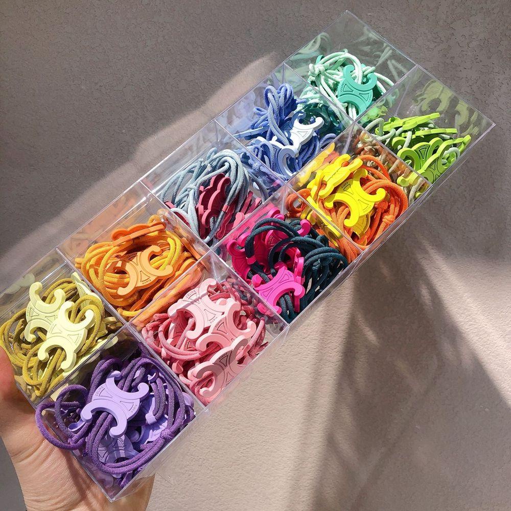 Dây Cột Tóc Vòm Co Giãn Bằng Acrylic Đơn Giản Cho Nữ Arc de Triomphe Giá Đỡ