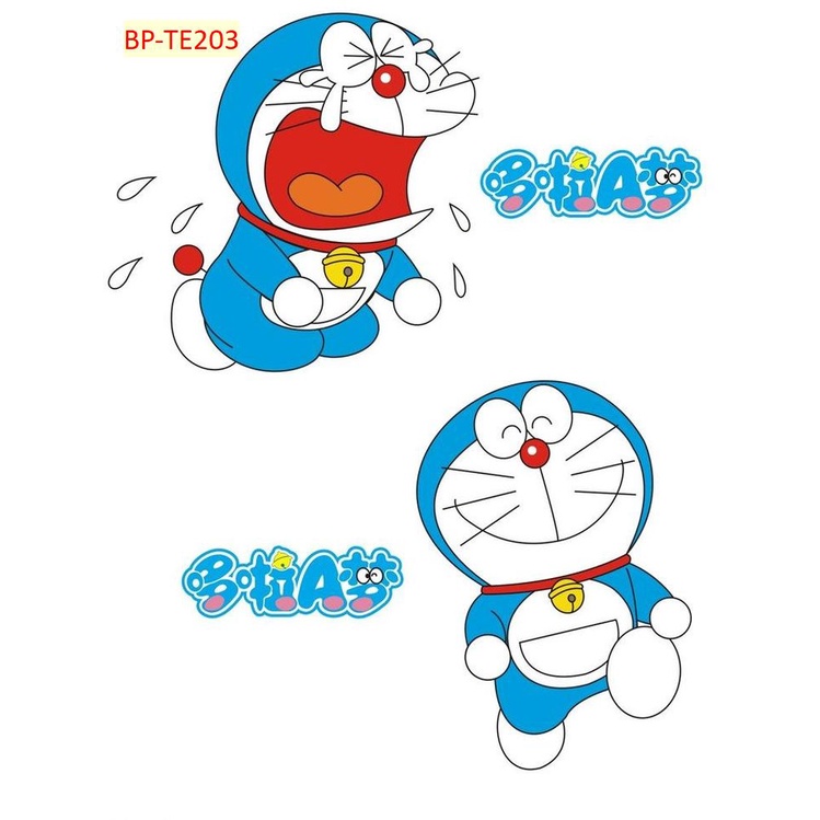 Tranh Dán Tường Trẻ Em 3D Chủ Đề DOREMON ĐẾN TỪ TƯƠNG LAI VỚI CHIẾC TÚI THẦN KỲ không thấm nước, dùng bền lâu, giá rẻ