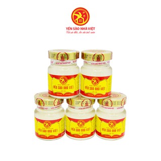 [COMBO 5 LỌ] Yến sào Nhà Việt 15% Hương Dừa Có Đường