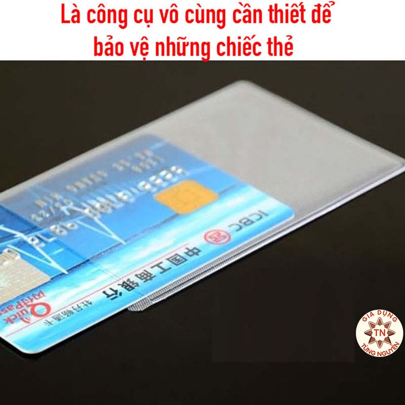 Túi Đựng Thẻ Card Bao Trong Suốt Để Chứng Minh Thư, Bằng Lái Xe [TÚI ĐỰNG THẺ]