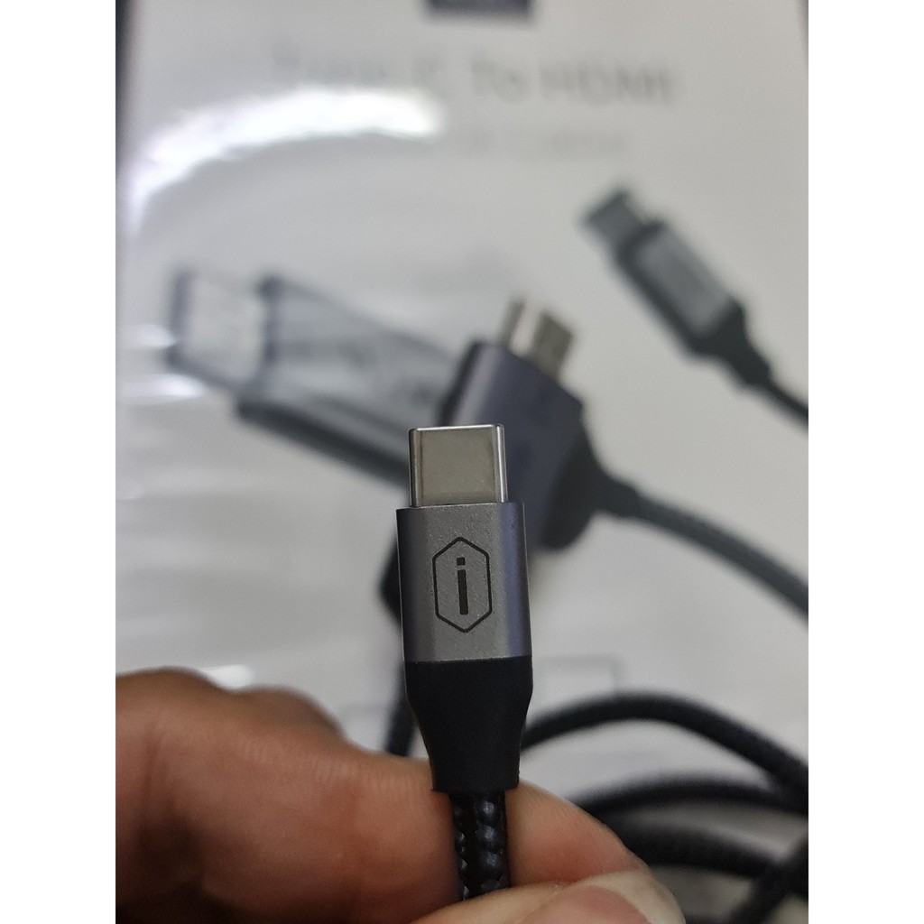 [ SALE  HOT]Cáp HDMI Xuất Hình Ảnh Điện Thoại Ra TV Bằng Cổng Type-C WIWU hỗi trợ(Samsung dex)