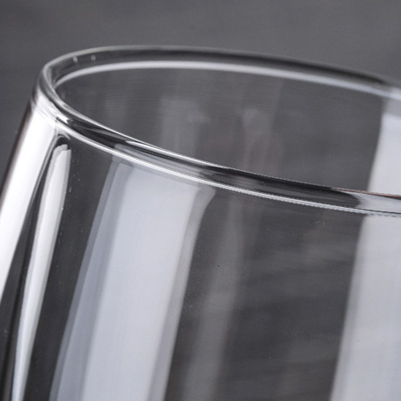 Ly thủy tinh cách nhiệt Borosilicate 2 lớp 350ml