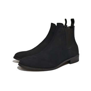 Giày Chelsea boot ss2 màu đen da lộn