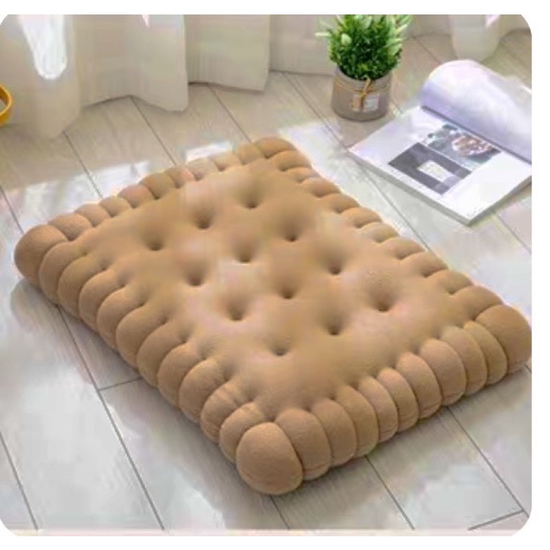 Đệm Ngồi, Đệm Lót Ghế Ngồi Thoải Mái Hình Bánh Quy Derco Phòng Khách, Phòng Ngủ- Kanta Store