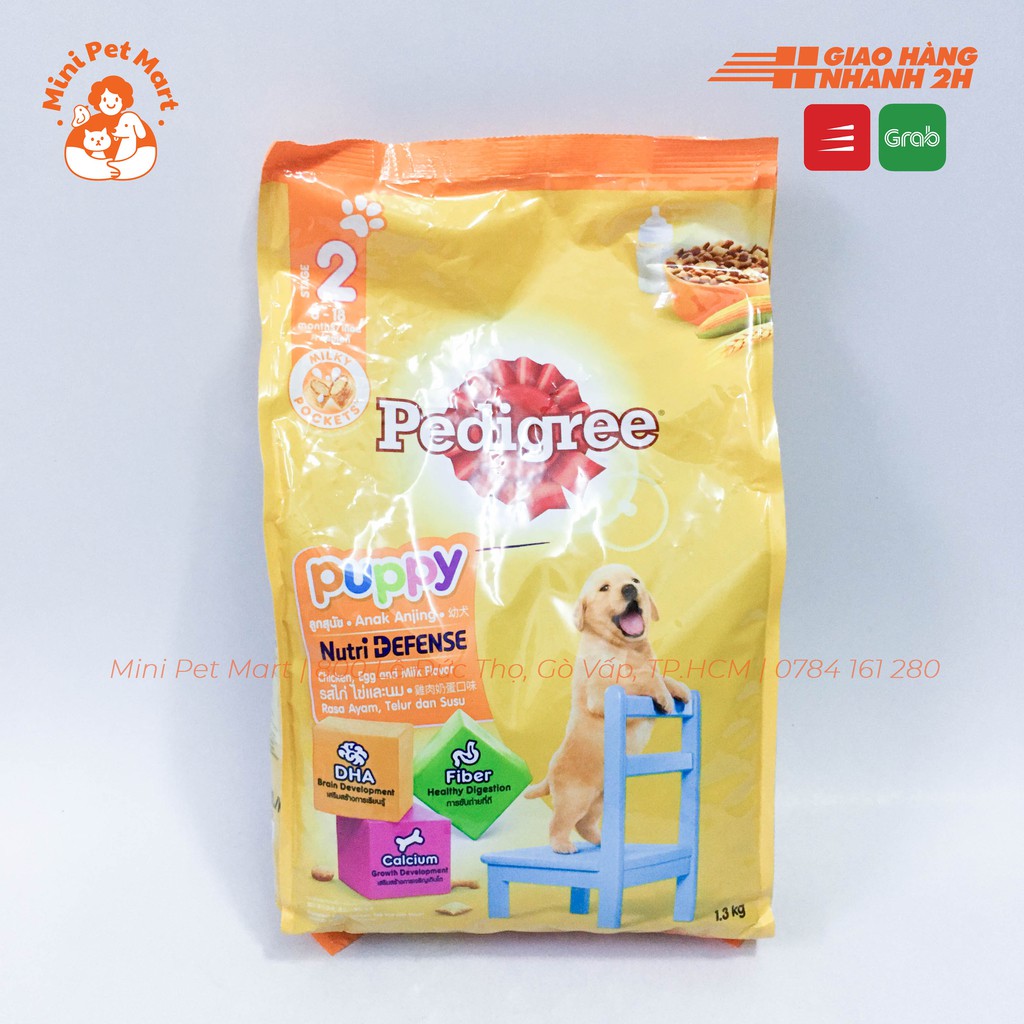 Thức ăn hạt khô cho chó con PEDIGREE  400g - Vị thịt gà, trứng và sữa