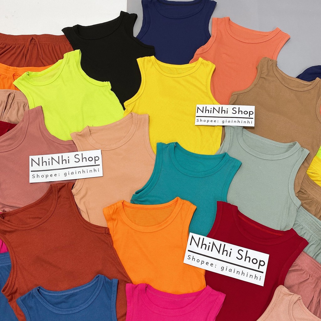 Bộ ngủ sát nách thun tăm, Sét đồ ngủ sexxy co giãn chất mát lạnh BN0089 - NhiNhi Shop | BigBuy360 - bigbuy360.vn