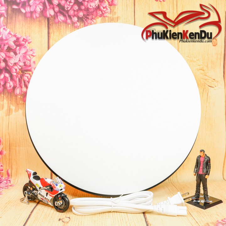 Bàn xoay, đế xoay trưng bày sản phẩm 35cm, tải 20kg, cao cấp dùng điện 220V - TURNTABLE BKL