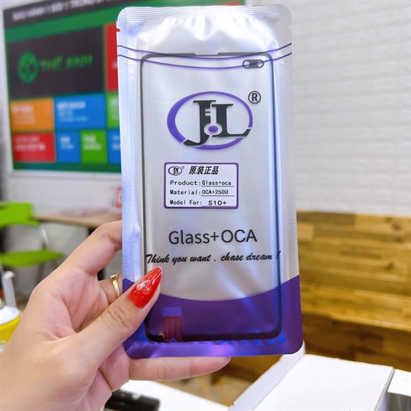 Kính ép OCA Samsung S10 Plus