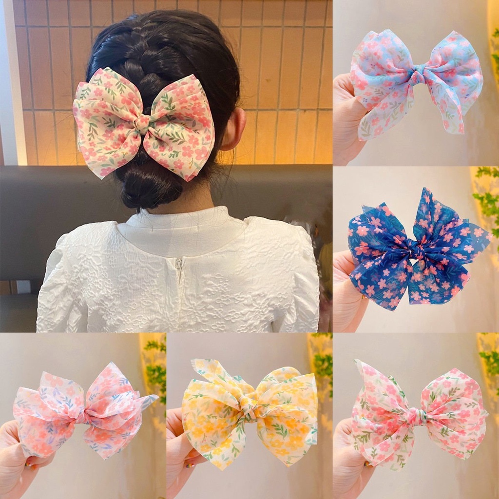 Kẹp Tóc Nơ Dễ Thương Cho Bé Gái
