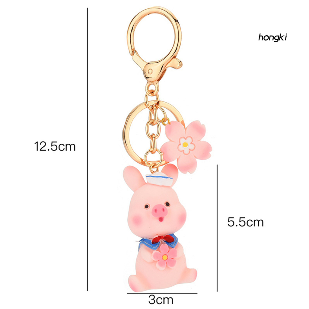 Móc khóa hình chú heo con xinh xắn