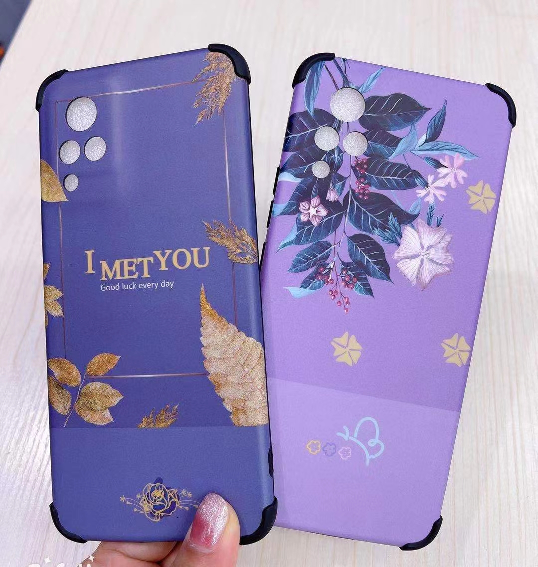Ốp Lưng Họa Tiết Hoa Lá Tím 3c Cho Huawei Y9 Prime 2019 Y8P 2020 Y7P Y6P Y5P 2020 Nova 7i Nova 6se P20 Lite P30 Lite P40 Pro | BigBuy360 - bigbuy360.vn