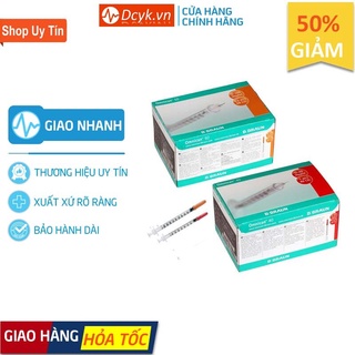 ✅ Bơm Tiêm Insulin, Kim Đầu Cam Chích Tiểu Đường: B.Braun - Siêu Nhỏ, Chích Êm (Bbraun Braun) - DCYK0159