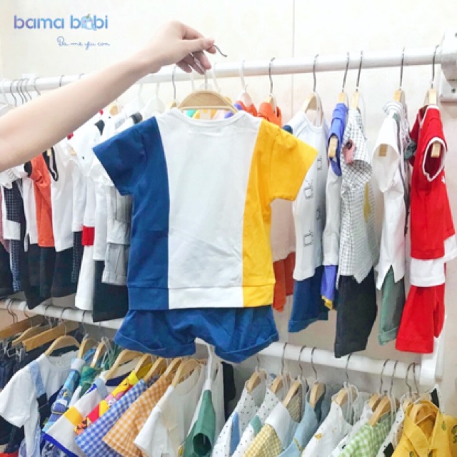 [SIÊU SALE THÁNG 12]Bộ quần áo trẻ em Bama Babi - Kiểu dáng thể thao công tử BonBon
