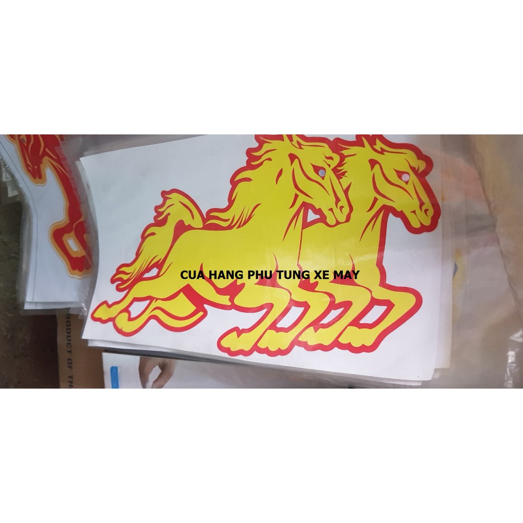 Tem song mã gắn các loại xe