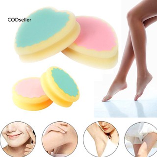 [Hàng mới về] Xốp hỗ trợ tẩy lông không đau hình trái tim/giọt nước/tròn tiện lợi