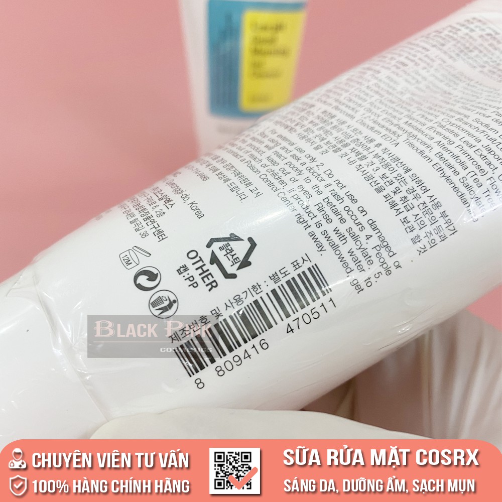 Sữa rửa mặt Cosrx Low PH Good Morning Gel Cleanser, sáng da dưỡng ẩm kiểm soát nhờn, dạng Gel chiết xuất từ dầu cây trà | BigBuy360 - bigbuy360.vn