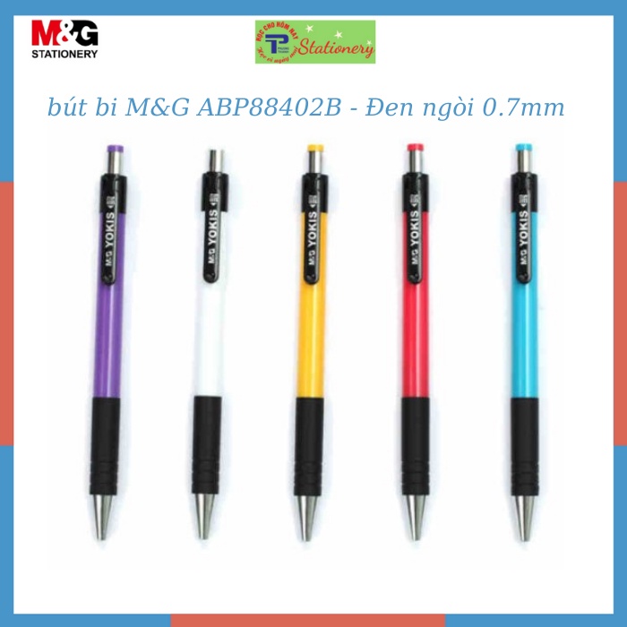 Bút bi MG nét viết 0.7mm màu sắc trẻ trung năng động ABP88402, 88473 sản phẩm bút bi bán chạy toàn cầu