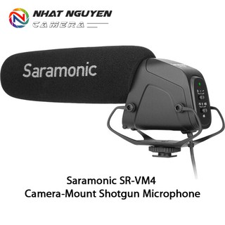 Mua Microphone thu âm shotgun Saramonic SR-VM4 - Bảo hành 12 tháng
