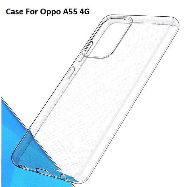 Ốp Oppo A55 4G dẻo trong suốt (Loại đẹp)