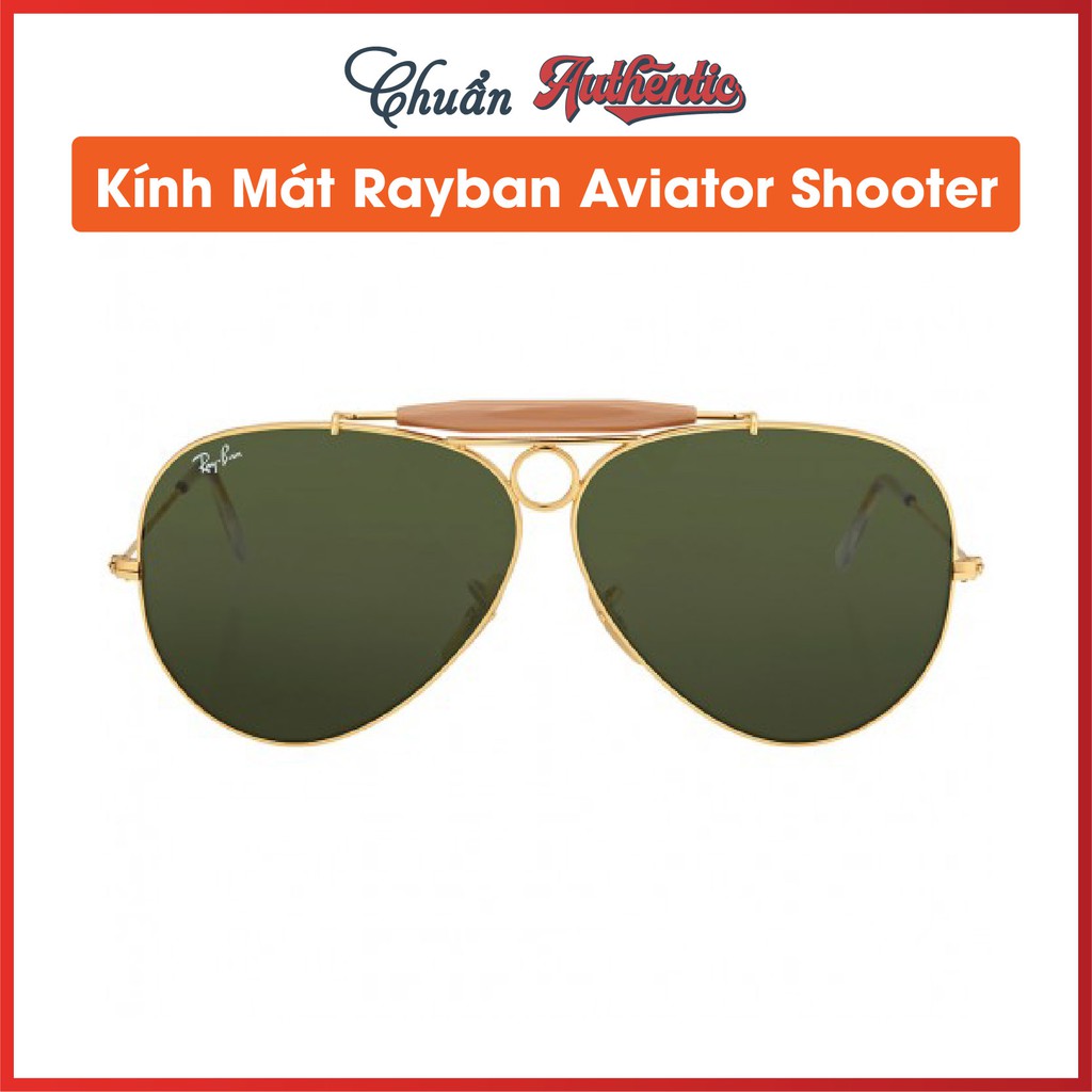 Kính Mát Rayban Aviator Shooter RB3138 Shooter (58-09-135) Dáng Aviator cách điệu