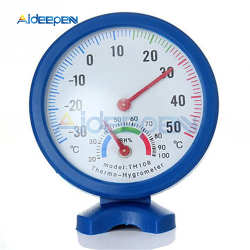 Đồng Hồ Đo Nhiệt Độ Độ Ẩm Treo Tường Th108