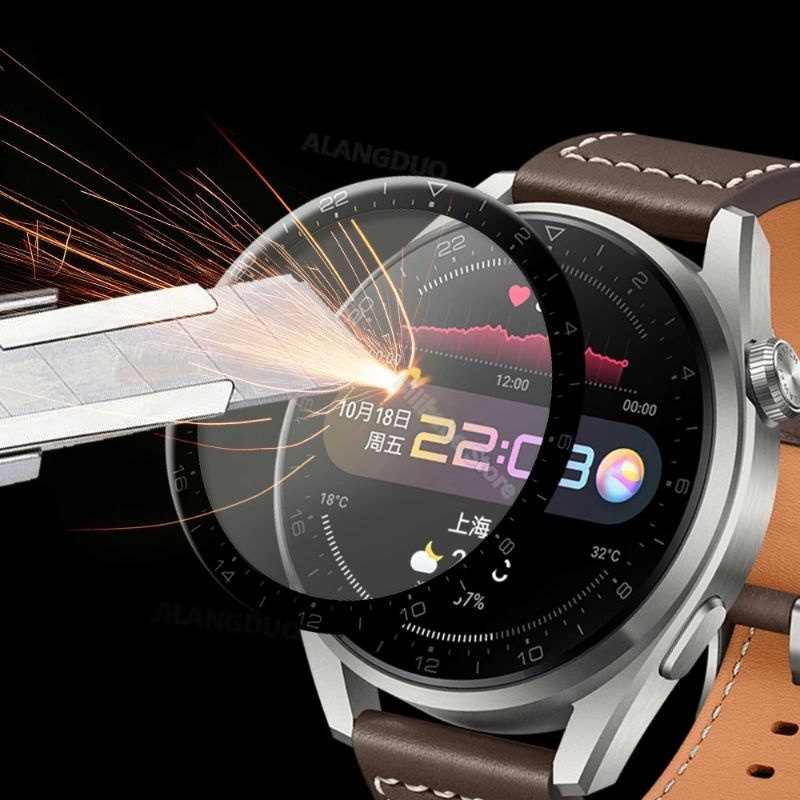 [Tặng 1 kính 2D khi mua 2 miếng 3D] Cường lực màn hình 3D Cạnh Cong Full mặt kính cho Huawei Watch 3 / Watch 3 Pro