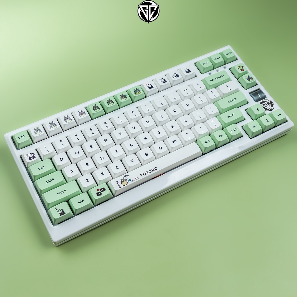 Keycap Totoro XDA 135 nút bàn phím cơ Thick PBT