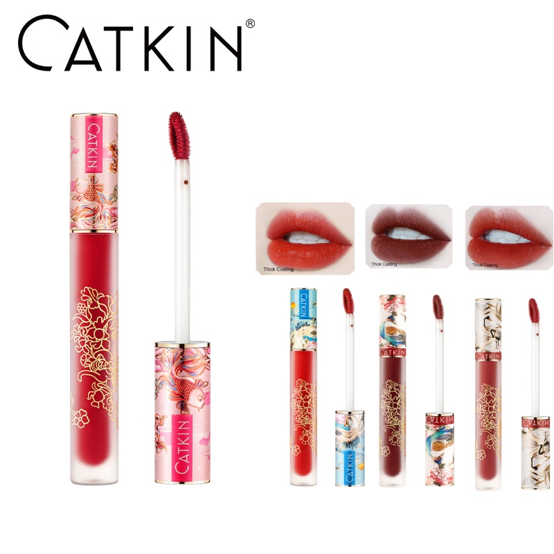 Son Môi CATKIN Dạng Lỏng Chống Thấm Nước Lâu Trôi 10 Màu Sắc Tùy Chọn 1.8g