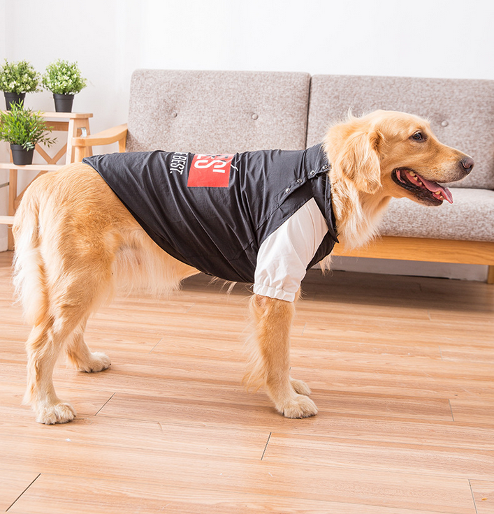 Quần áo cho chó lớn Vật nuôi Áo khoác thể thao cỡ lớn cho chó Trang phục vật nuôi