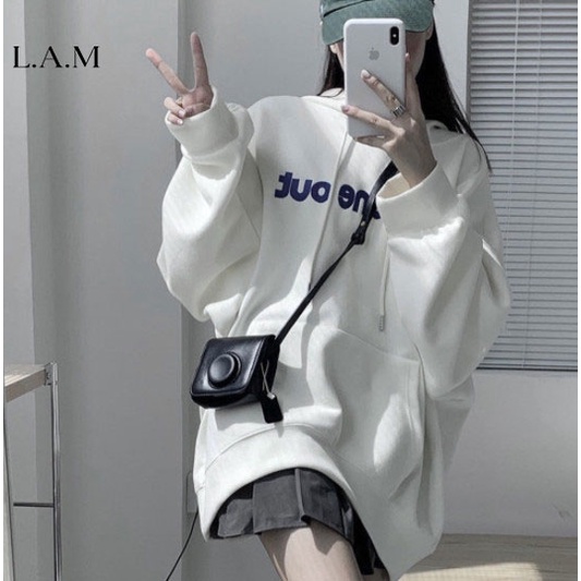 SET ÁO NỈ HOODIES RÚT DÂY KÈM CHÂN VÁY XẾP LY