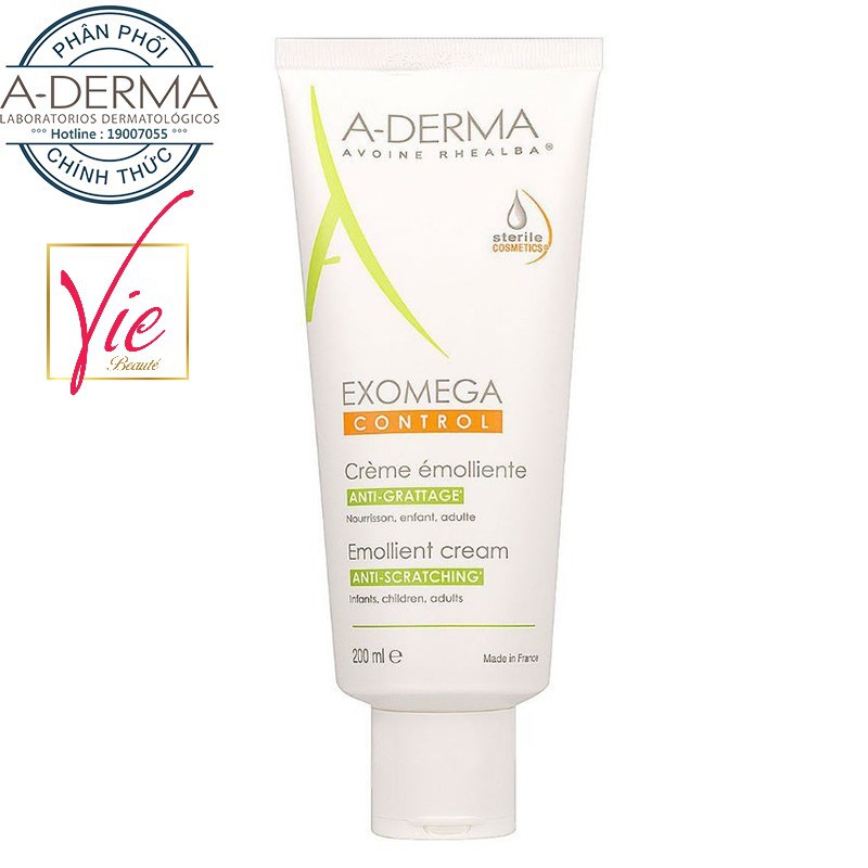 Kem Dưỡng Aderma Exomega - Kem dưỡng ẩm Aderma EXOMEGA Control Cream