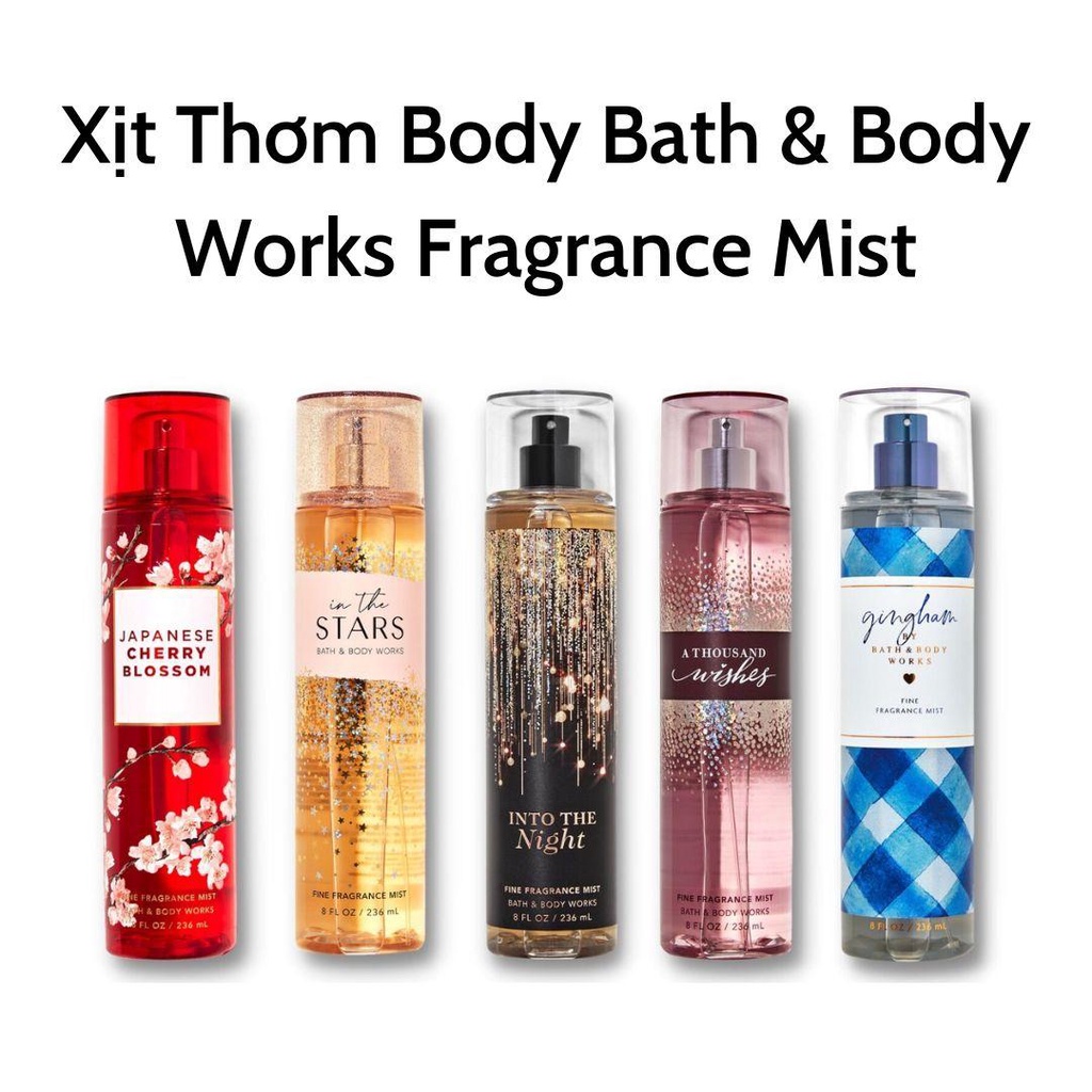 Xịt Thơm Body Bath & Body Works Fragrance Mist