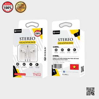 Tai Nghe Liền Dây TITAN - TN02 (Bảo hành 12 tháng)
