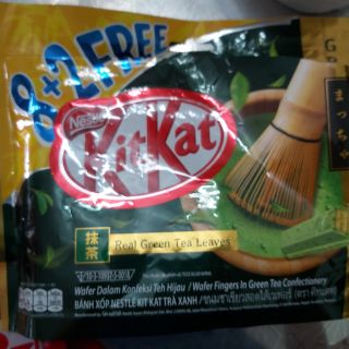 Kitkat trà xanh 2f gói 8 thanh tặng 2 thanh