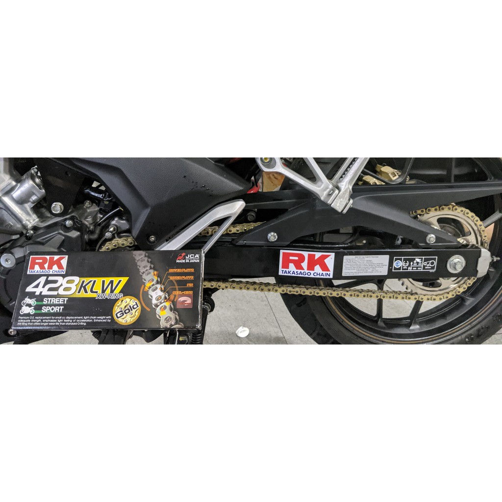 Sên RK KLW chính hãng phốt XW-Ring thông số 428 dành cho xe số và xe côn tay dưới 175cc