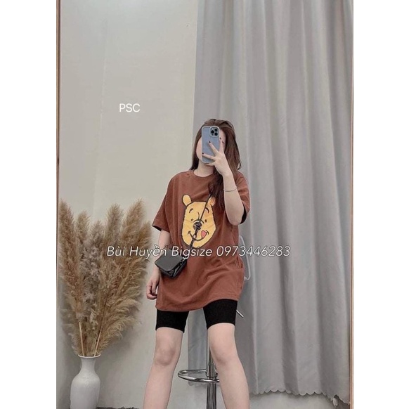 [Rẻ vô địch] Set bộ áo thun mix quần legging - gấu pooh