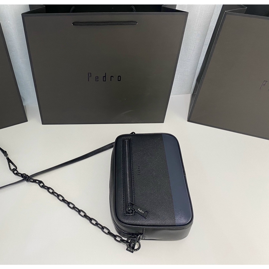 túi đeo chéo nam pedro PM4-96500003 size 21 cm | BigBuy360 - bigbuy360.vn
