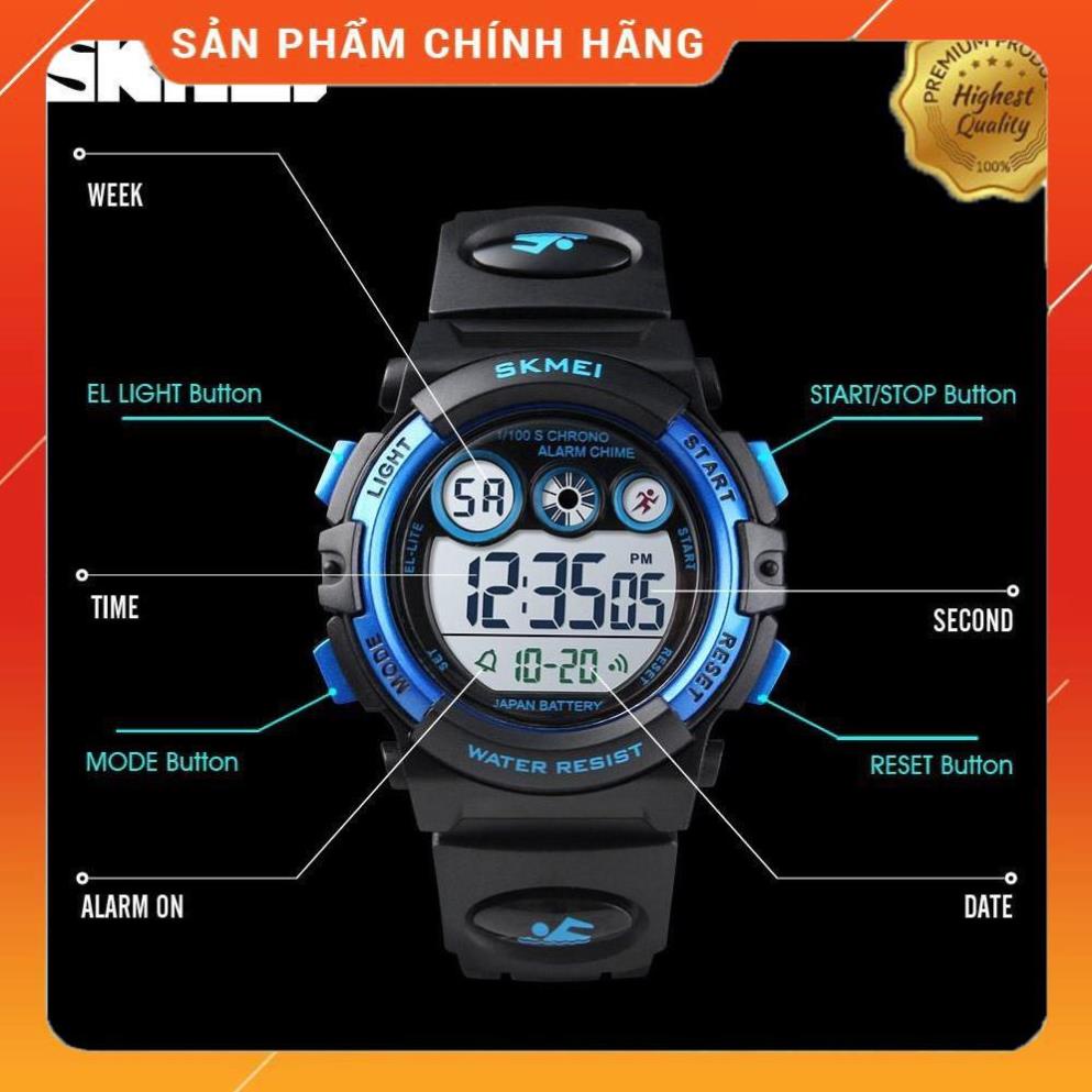 Đồng Hồ Trẻ Em Thể Thao điện tử dây cao su Skmei 1451